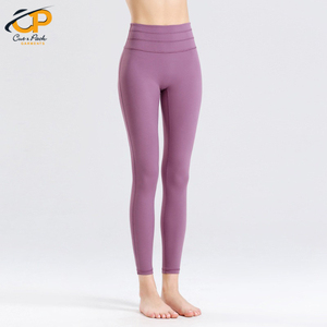 Mallas de tela de poliéster con cintura alta para mujer, Logo personalizado, precio barato, venta al por mayor - Product Image 6