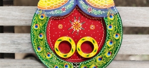 Thali traditionnel en bois de style paon, écologique, nouveau design indien, décoratif, Aarti Thali pour le Nouvel An et Diwali - Product Image 3