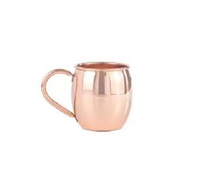 Tasse à jus d'eau en cuivre de la plus grande qualité Tasse à jus d'eau de forme ronde de taille personnalisée Tasse à mule de Moscou pour les meilleures ventes - Product Image 3