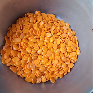 Handcrafted Exquisite Yellow Oval Sliced <b>Glass</b> <b>Beads</b> Handblown with Latest Design for <b>Lampwork</b> & <b>Crystal</b> Art - Product Image 1