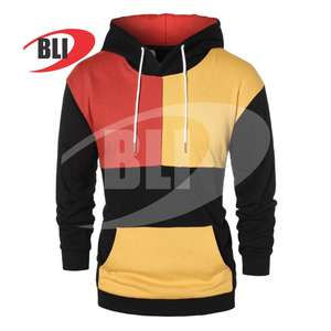 Sweat à capuche surdimensionné uni pour hommes, sweat-shirt d'entraînement quotidien, sweats à capuche 100% coton pour hommes et femmes - Product Image 1