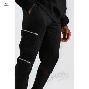 Survêtement à capuche couleur pop à motif uni avec onglet pour homme Vêtements de sport d'hiver imprimés numériquement - Product Image 3