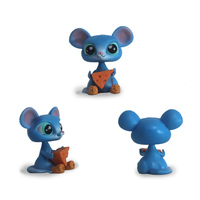 Figurines de jouets en PVC écologiques, petits animaux pour enfants, renard, lapin, oiseau, cerf, éléphant, cadeaux promotionnels CE, vente en gros