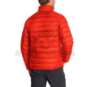 Chaquetas acolchadas de buena calidad para hombre, Color rojo, resistentes al agua, para invierno - Product Image 3