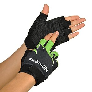 Gants d'entraînement tactiques demi-fins de haute qualité, gants tactiques de moto couleur kaki avec Logo personnalisé, vente en gros - Product Image 4