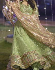 Luxury Heavy Party Wear Suit with Handcrafted <b>Gota</b> Patti Work & Embroidery Ethnic Designer Dress for Women - Product Image 1