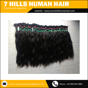 Extension de cheveux humains 100 bon marché, paquet de cheveux indiens bruts, extension de cheveux naturels Remy, vendeur de cheveux bruts, cheveux indiens vierges non traités - Product Image 3