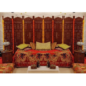ฉากกั้นห้องไม้สำหรับงานแต่งงาน,ฉากกั้นสำหรับเวที Mehndi และฉากกั้นทำจากไม้ - Product Image 1
