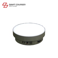 Plateau tournant électrique robuste en métal de 35 cm pour support de mannequin