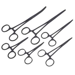 Hemostato táctico negro definitivo, 6 piezas, Ideal para herramientas de pasatiempo, electrónica, pesca - Product Image 3