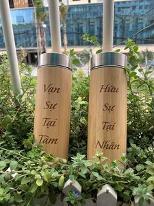 สร้างสรรค์ไม้ไผ่ขวดความร้อนสแตนเลสราคาถูก99GD - Product Image 2