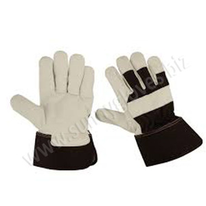 Guantes de trabajo de cuero, protección manual, a la venta - Product Image 1