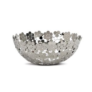 Bol à fruits en métal martelé personnalisé de haute qualité Vaisselle en aluminium écologique Vaisselle polie - Product Image 6
