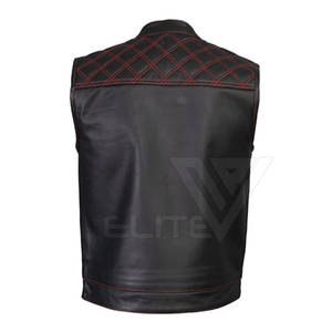 Gilet en cuir décontracté pour homme, taille personnalisée, coupe-vent, respirant, séchage rapide, haute qualité, imperméable, vêtement d'extérieur d'hiver, couleur personnalisée - Product Image 5
