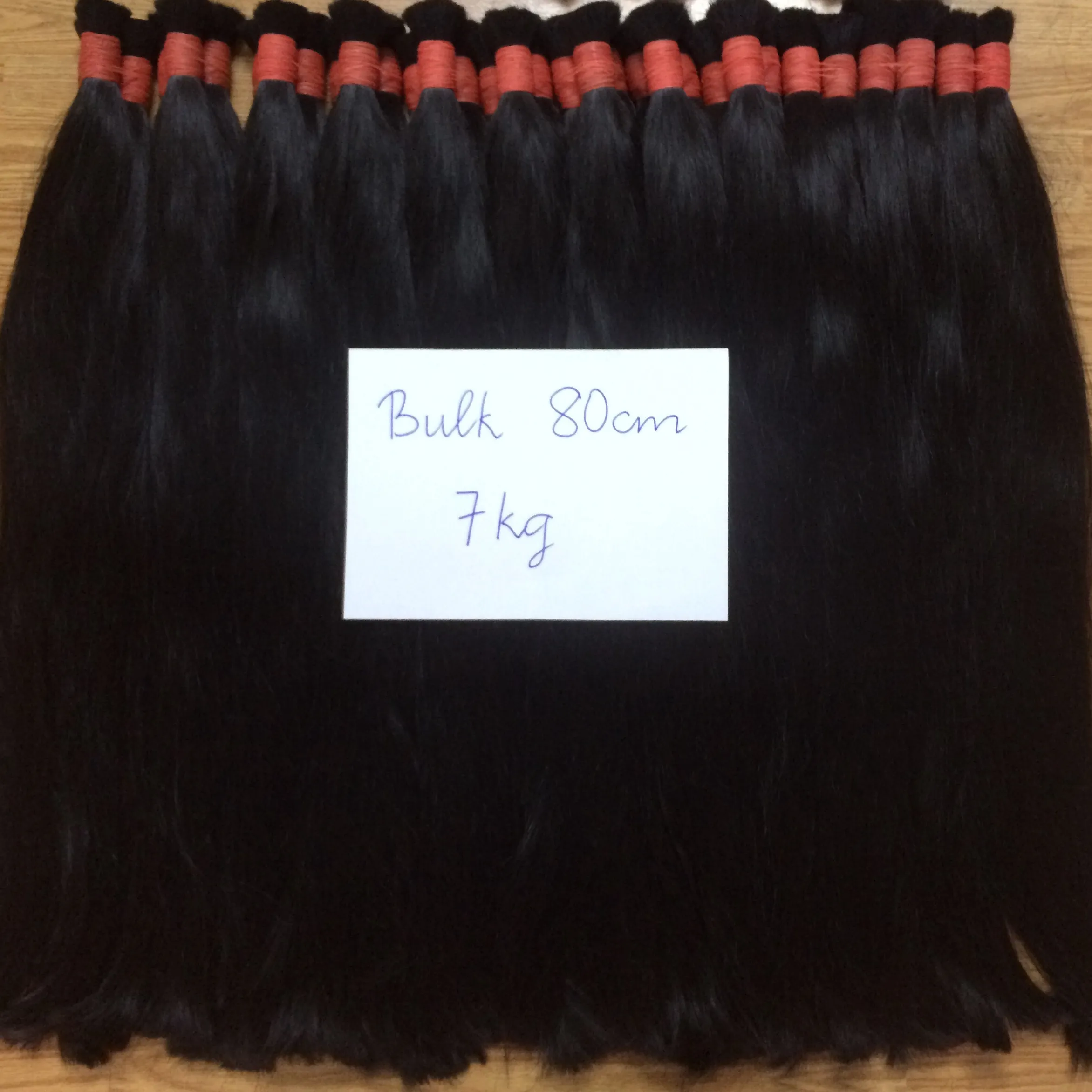 SALE!! Raw virgin high quality natural black bulk hair extensions Vietnamese vendor