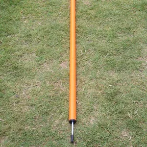 AAS wholesale Plastic Slalom Pole 72 inches 32 mm diameter agility training soccer athletic sports equipment