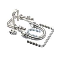 SS304 316 A2 A4 M3 M4 M5 M6 M8 Kustom Tipe U L J Lentur J Bolt