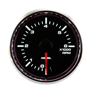 52mm electrical black face tachometer for automotive