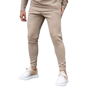 Pantalon de jogging en coton mélangé pour homme, coupe ample, coupe décontractée, Streetwear urbain, avec cordons de serrage, vente en gros, 2023 - Product Image 3