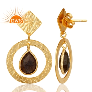 925 Sterling <b>Silver</b> Natural Labradorite Gemstone <b>Dangle</b> <b>Earring</b> for Women Jewelry Manufacturer - Product Image 3