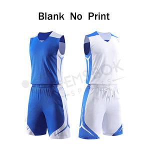 ชุดเครื่องแบบบาสเก็ตบอลสำหรับผู้ชายชุดบาสเก็ตบอลสามารถใส่กลับด้านได้ตามต้องการมีลายพิมพ์โลโก้แห้งเร็วระบายอากาศได้ดี - Product Image 5