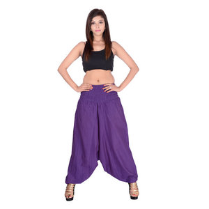 Pantalones de algodón mujeres pantalones Harem Pantalones - Product Image 1