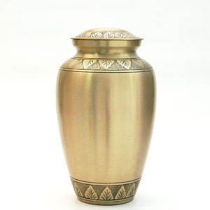 Urna Funeraria de Latón Metálico Duradero, Estilo Americano, Hecha a Mano, Color Personalizable, Urna para Cenizas de Adultos, Decoración Conmemorativa de Sobremesa - Product Image 2