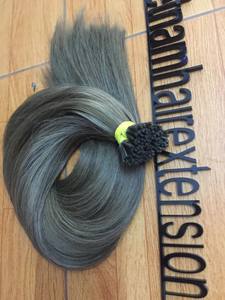 Extensions de cheveux capsules les plus vendues, pointes plates I U V, 100% cheveux vierges Remy du Vietnam, longueur 8"-40", 100g - Product Image 3