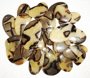Offre Spéciale : Cabochon Septarien Jaune Naturel 500g – Pierre Précieuse en Vrac pour la Fabrication de Bijoux (Vente en Gros) - Product Image 1