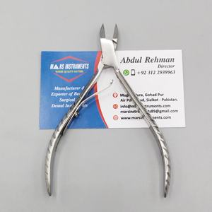 Pinza para cutículas de acero inoxidable de primera calidad, herramienta sostenible para el cuidado de las uñas para manicura y pedicura, uso de dedos - Product Image 1