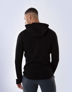 Sudadera con capucha de algodón para hombre, con cremallera, 100% algodón - Product Image 3