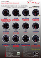 52mm Ws Depo yarış Fahrenheit egzoz gazı sıcaklık göstergesi kullanımı japonya step Motor hareketi alüminyum çerçeveler plastik kasa