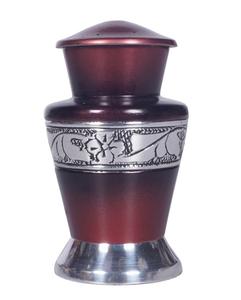 Urne funéraire en métal de style américain pour les cendres humaines pour le souvenir de bébé Souvenir solide Urne funéraire de style américain marron - Product Image 6