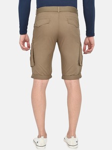 Shorts cargo kaki pour homme, taille mi-haute, séchage rapide, en tissu Oxford, décontractés, avec plusieurs poches et braguette zippée - Product Image 3