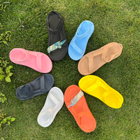 Sandales plates légères de sport pour hommes, de marques de créateurs célèbres, en EVA, pour l'extérieur, collection Printemps-Été, avec soutien de la voûte plantaire