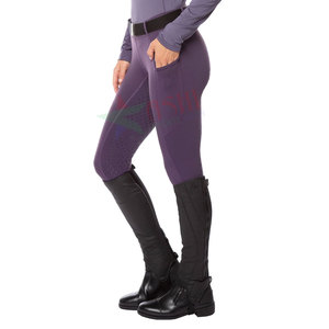 Women's Breathable Full Seat Leather Pants Adult Western Equestrian Riding <b>Tights</b> Sports Leggings Silicone Printing-for <b>Winter</b> - Product Image 1