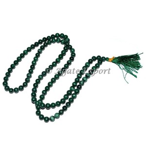 Perles de prière pour la guérison, perle Malachite naturelle, Jap Mala, prière musulmane musulmane, vente en gros - Product Image 2