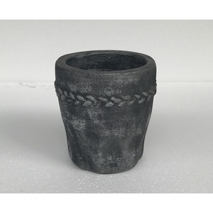 Modern Chau Viet Pottery CV-AC-07 Cement UV Resistant <b>Artificial</b> <b>Flower</b> Pots Planters for All-Season Indoor/Outdoor Home Garden - Product Image 1