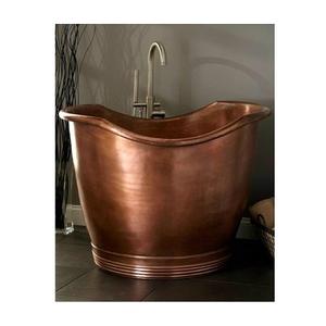 Fantástica Bañera Independiente Tradicional de Cobre con Tamaño y Forma Personalizados, Precio para Uso en Baños - Product Image 4