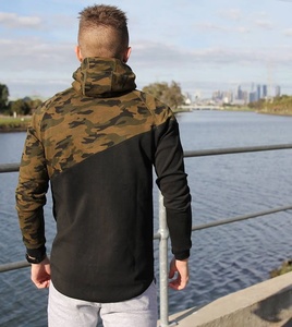 Custom Made Comfortable Zipper-Up <b>Men's</b> Fleece Cotton/Polyester Quick Dry Long Sleeve <b>Hoodie</b> in Different Designs Best Price - Product Image 2