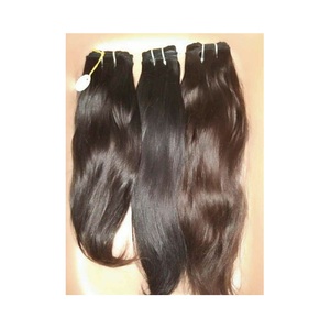 Nous proposons des extensions de cheveux humains non traités, avec toutes les cuticules alignées, en vrac, à pointes épaisses, au prix d'usine en gros. - Product Image 4