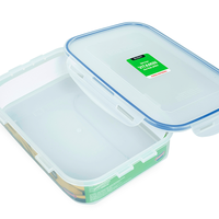 畅销SUNHOUSE高品质可持续PP材质2500ml现代食品储存容器，保新鲜，可拆卸设计