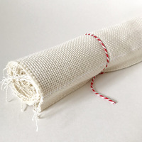 Meilleure qualité moines tissu touffetage tissu poinçon aiguille cadre tissu panier tissage 100% coton tissu réutilisable durable confortable