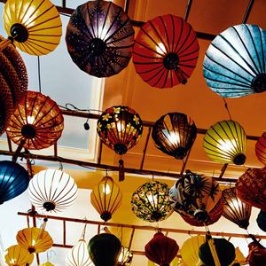 Linternas de seda vietnamita para decoración de Festival de Año Nuevo, linternas de seda hechas a mano (Lee Tran: + 84987731263), 99 DATOS dorados - Product Image 4