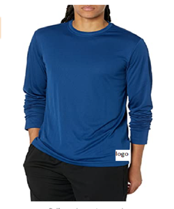 Hommes de Performance Tech À Manches Longues Personnalisé Imprimé Photos T-Shirt 100% Polyester Importés Machine Lavage sourcing de Bangladesh - Product Image 1