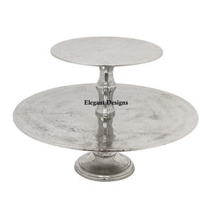 Soporte de pastel de diseño único, conjunto de tres soportes de madera hechos a mano, soporte decorativo para pastel, venta al por mayor, de lujo - Product Image 3