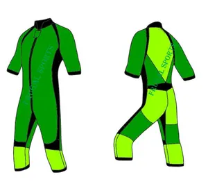 Skydiving-Anzug kurze Ärmel und kürzere Beine individuelles Logo langlebiges Material Skydiving-Anzüge für Herren und Damen