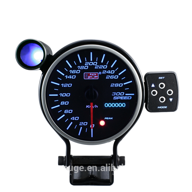 95mm Light Weight Aluminum Rims Digital Display Racing Mounting Bracket Speedometer Meter