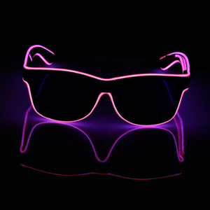 Giương <span class=keywords><strong>LED</strong></span> Kính Bar Đảng Huỳnh Quang Khiêu Vũ DJ Sáng Kính EL Dây Neon <span class=keywords><strong>LED</strong></span> Ánh Sáng Ánh Sáng Đạo Cụ Trang Phục EL Bảng điều chỉnh kính - Product Image 3