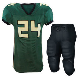 Uniformes de fútbol americano juvenil bordados de poliéster 100% hechos a medida, ropa deportiva de alta calidad, impresión sublimada - Product Image 3